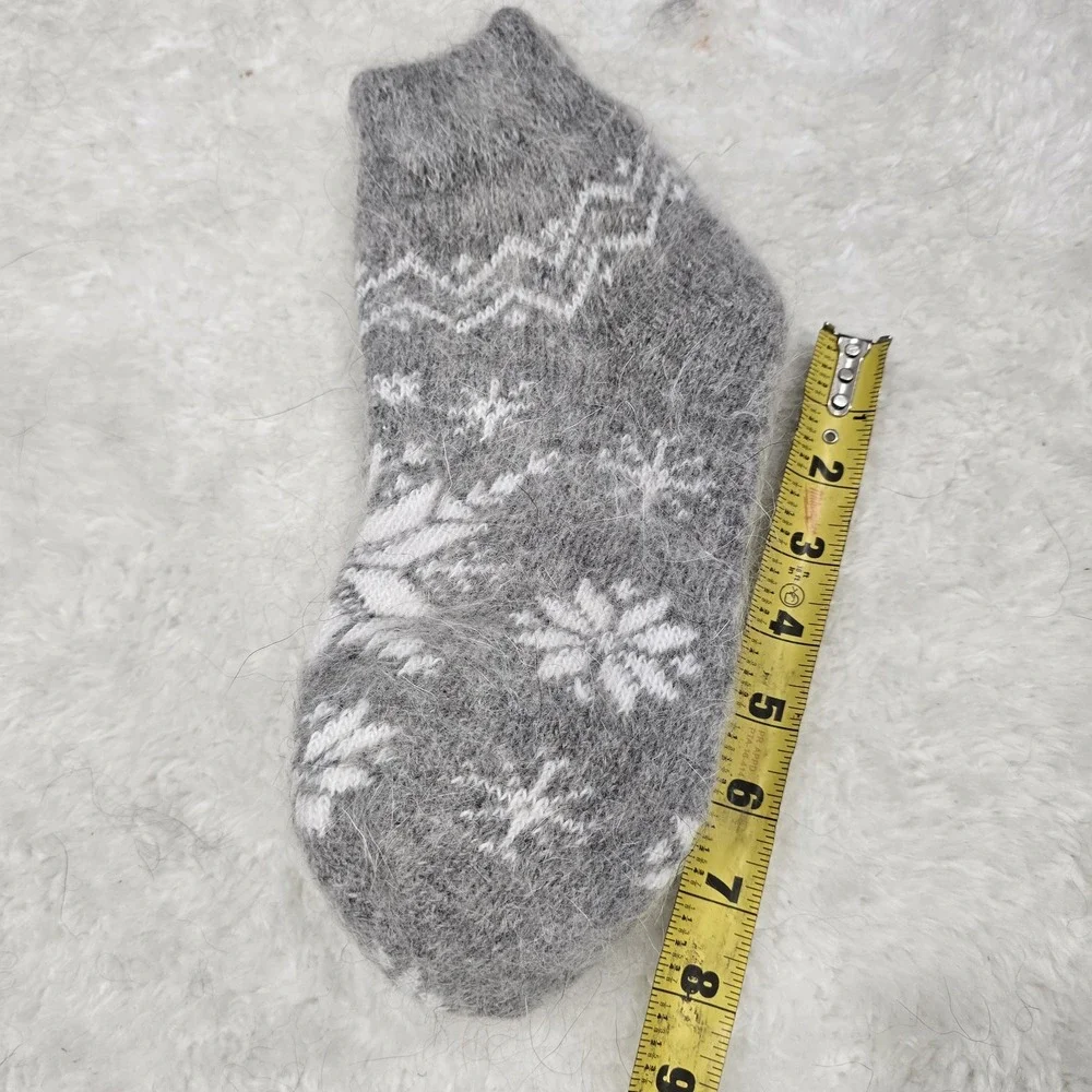 Handmade Goat Down Socks - 100% Natural Wool - Thick, Warm & Fuzzy‎ Winter Socks